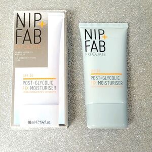 Nip + Fab Post Glycolic Fix Oil Free Moisturizer Face SPF 30 New Sealed Tube